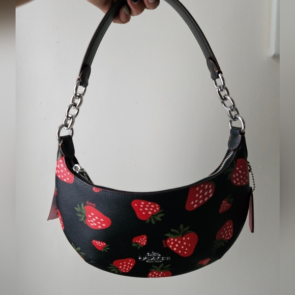 (Brand New) Payton Hobo With Wild Strawberry Print - Picture 10 of 10